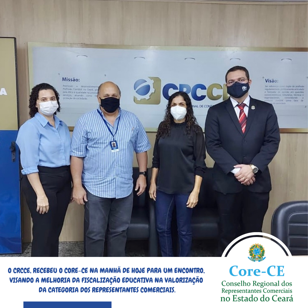Core-CE e CRC-CE firmam acordo de cooperação técnica entre as entidades.