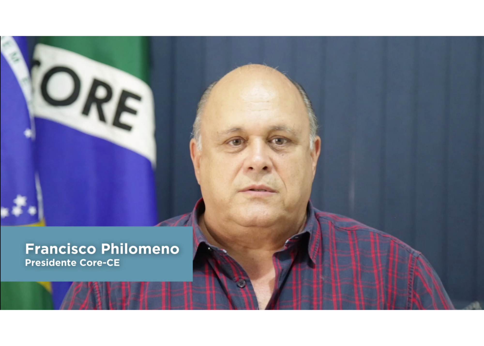 Presidente do Core-CE, Francisco Philomeno Jr, parabeniza a todos os Representantes Comerciais pelo dia 01 de Outubro