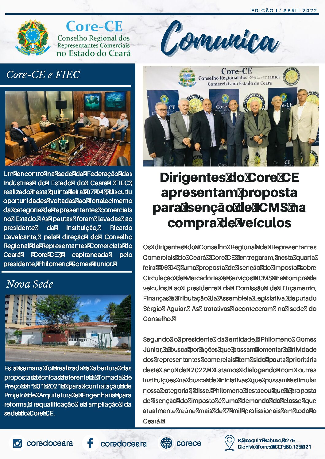 Core-CE Comunica, edição I