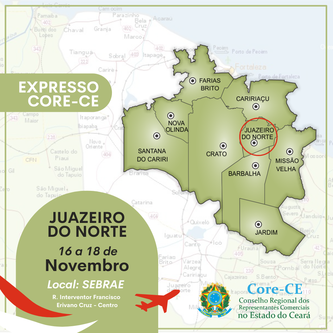 Conselho levará serviços ao interior do Ceará no “Expresso Core-CE”