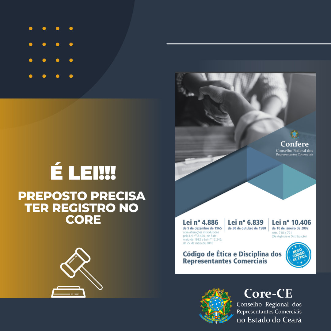 Core-CE alerta para obrigatoriedade do registro profissional para casos de sub representação
