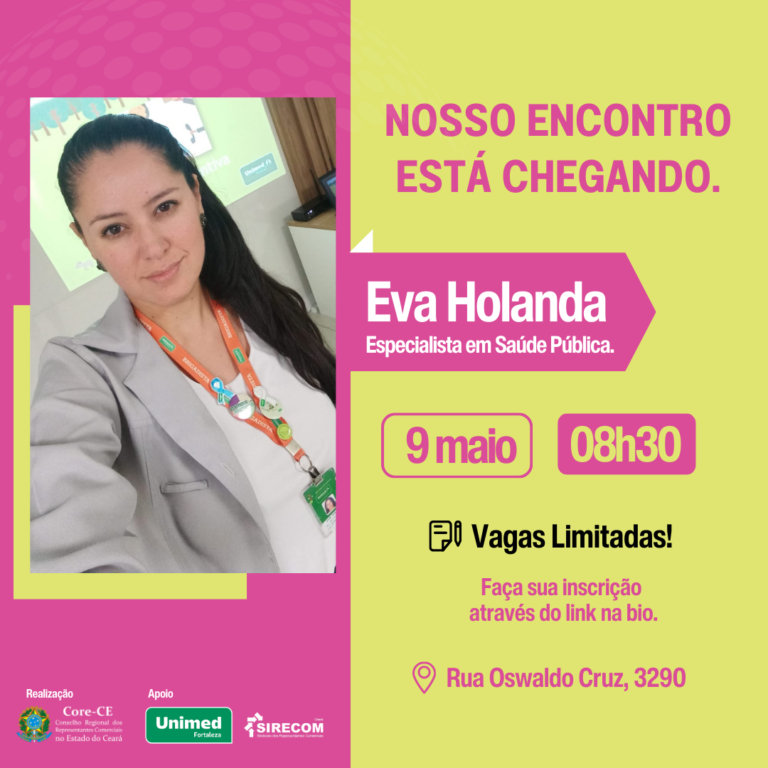 Dia das Mães: Core do Ceará promove palestra no próximo dia 9 de maio 